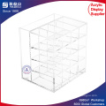 Clear Acrylic Cosmetic Display 16 Slots Lipsticks Stand Holder